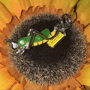 Auth Coach grasshopper cell phone lanyard - Rare!